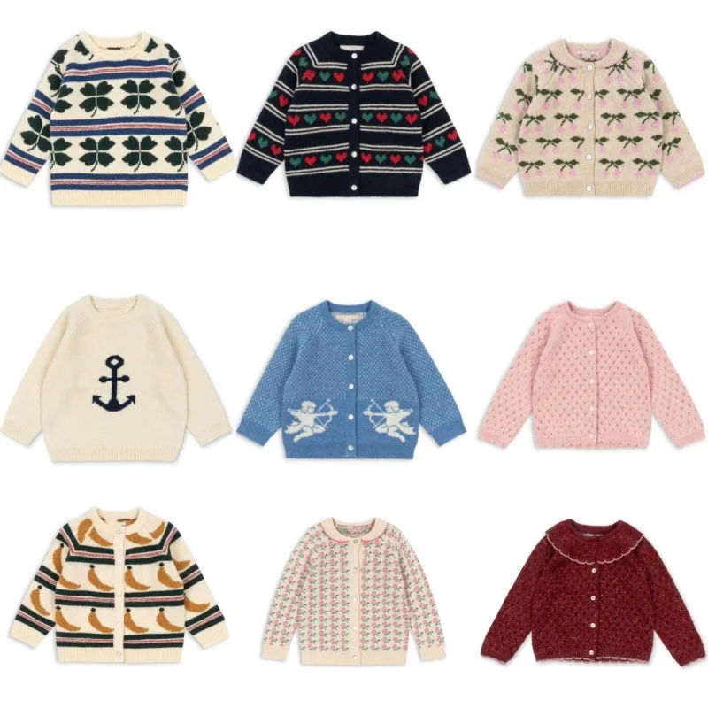 

Goods in Stock! Children's 25KS Autumn and Winter Sweater Knitted Sweater with Festive Atmosphere Sweater