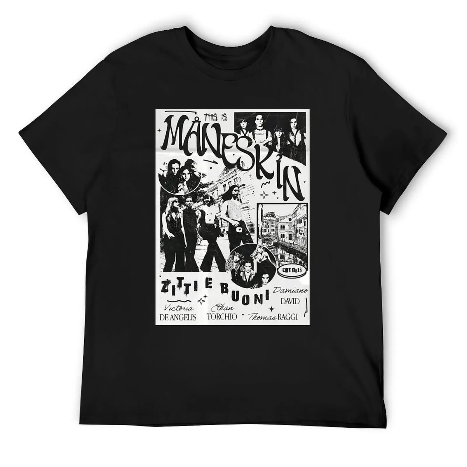 

MANESKIN T-Shirt customs design your own clothes T-shirts man mens big and tall t shirts
