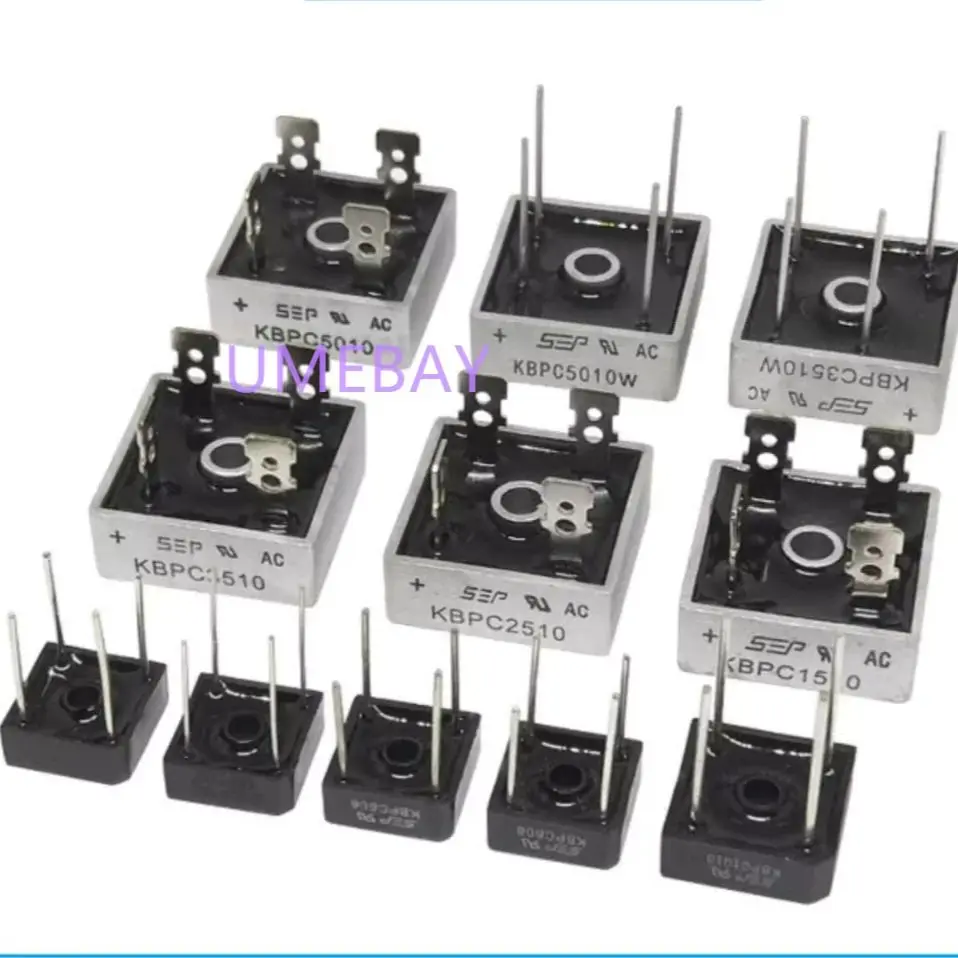 20pcs    KBPC2510  KBPC3510  KBPC3510W  KBPC5010w  KBPC1010  KBPC1510  KBPC5010  KBPC606  KBPC110  KBPC610  KBPC608