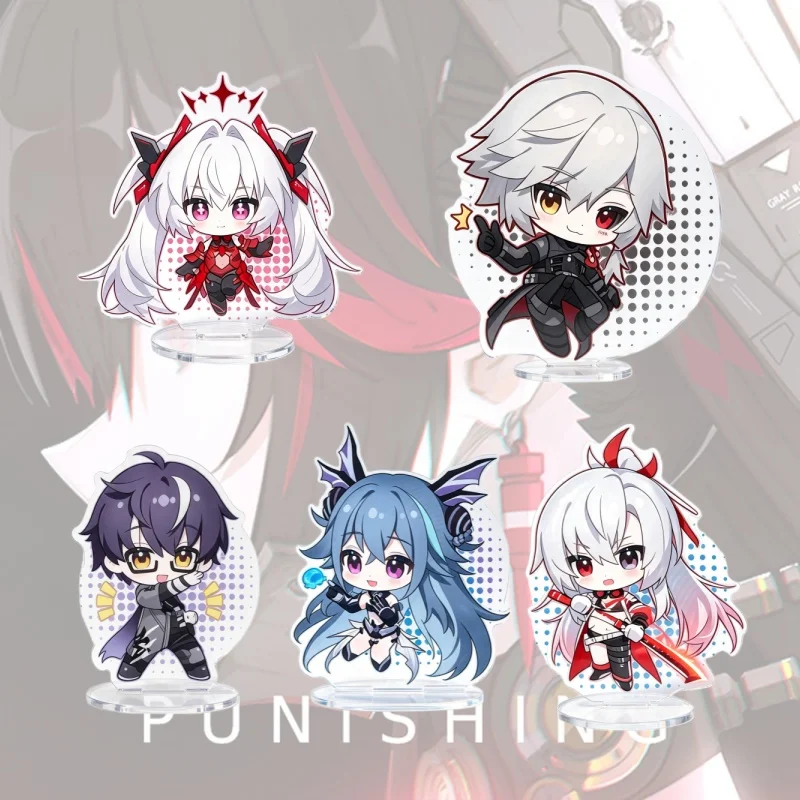 Game Punishing Gray Raven PGR Anime Lucia Lee Liv 10CM Acrylic Stand Figure Stand Plate Cosplay Prop Decor Keychain Gifts