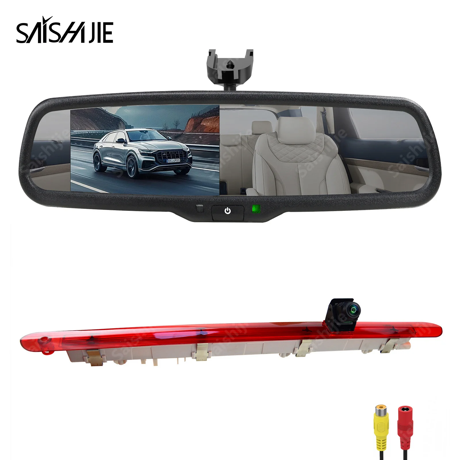 Car Brake Light Rear View Backup Camera Monitor Kit for Mercedes Benz V-Class / Vito / Viano (2014-Current) Reversing Camera