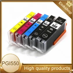 PGI550 CLI551 PGI 550 CLI 551 Ink Cartridges 550 551 For Canon Pixma MG 5450 5550 6350 6450 7150 8750 IP 7250 MX 925 725