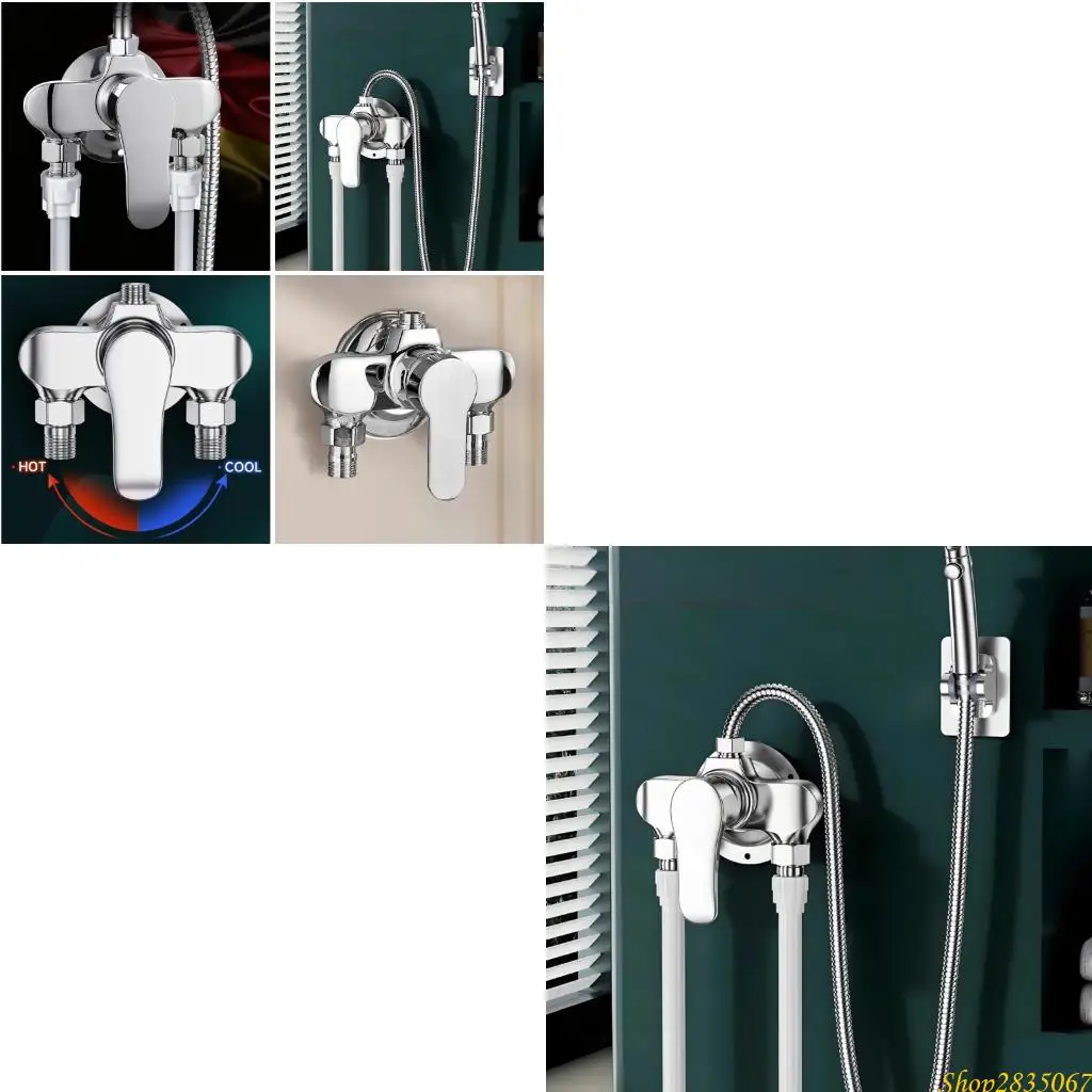 

1/2inch Hot and Cold Water Mixing Shower Mixer Tap Bathroom Bathtubs Faucet 831F