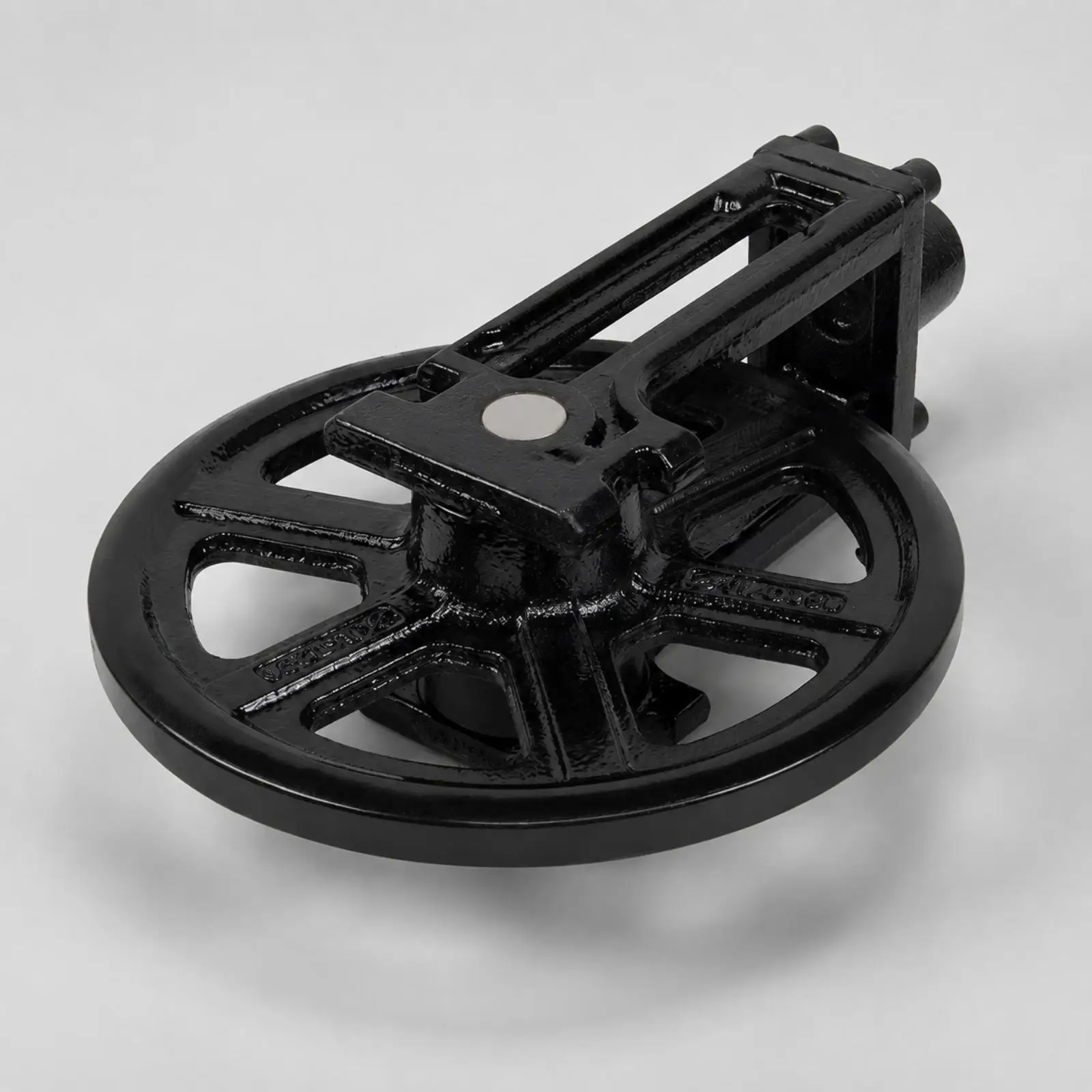 Excavator Under Carriage Guide Wheel Metal Single with Bracket for Compact Tracked Digger Front Idler Part