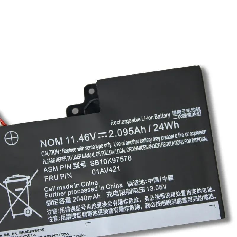 01AV421 01AV489  battery For Lenovo T470 T480 01AV420/419