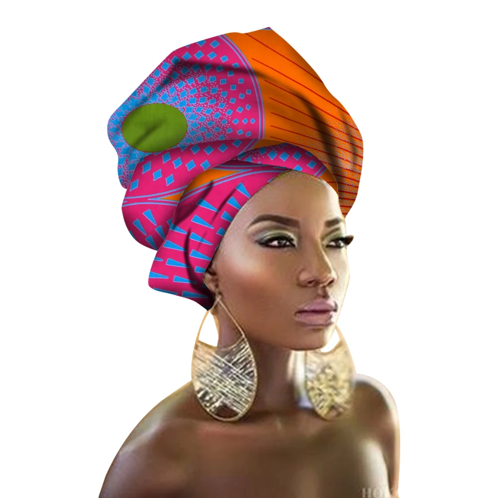 Multi-color Hair Accessory Headband Bazin Head Wrap Tie Scarf High Quality African Hair Head Scarf