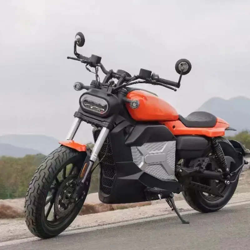 5000W Lithium Battery Electric Motorcycle Two-Wheeled Scooter with 72V Power for Adults