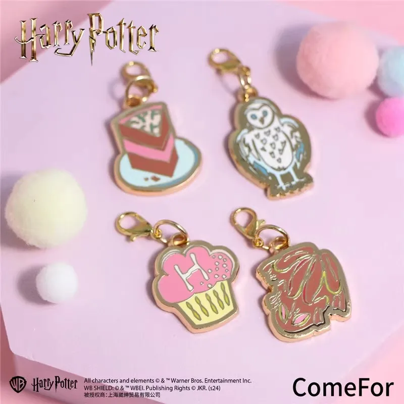 MINISO-Porte-clés de film magique co-marqué, Anime Hagrid Cake Chocolate Frog Mirror of Erised, Pendentif Fan Collection, Cadeau d'anniversaire