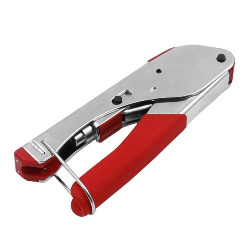 Multi Compression Coaxial Cable Crimping Tool F RG6 RG59 Connectors Coax Crimper Coaxial Cable Stripper Pliers L4MF
