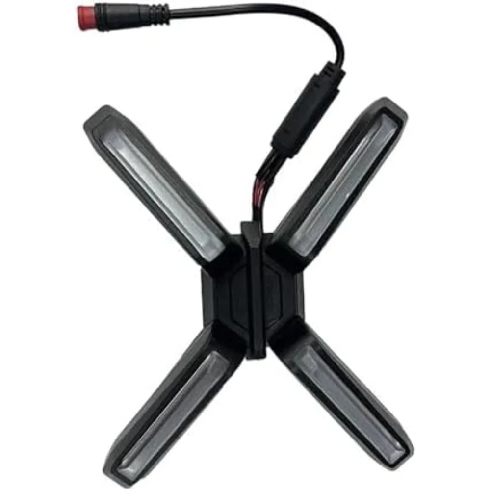 

Electric Scooter Headlight As Described In Image X-shaped Headlight Night Riding Safety User-friendly Installation