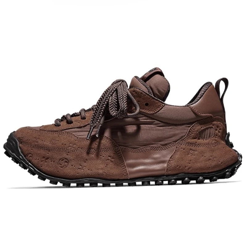 Leather Fabric Fashion Trendy Height Increasing Shoes for Men's and Women Outdoor Training Sports Shoes Breathable Casual Shoes