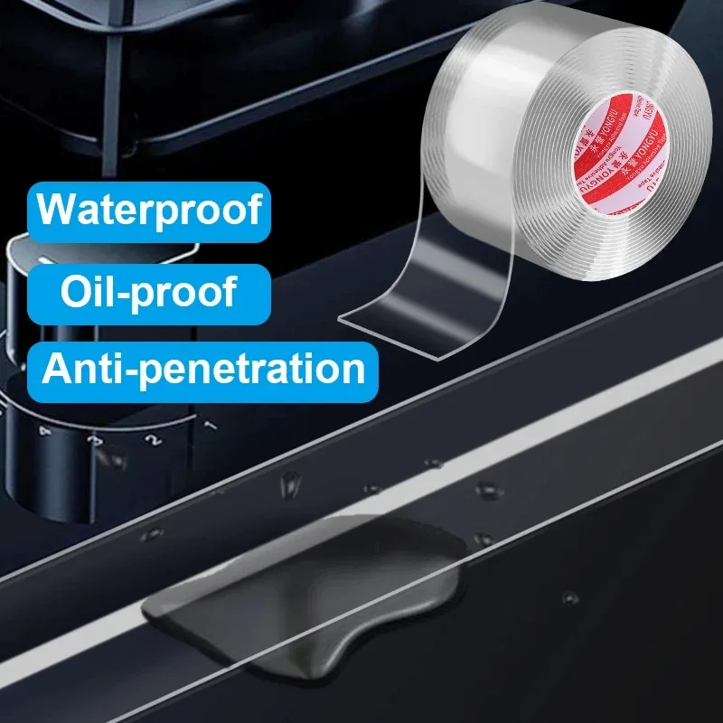 Versatile Ultra-strong Double-sided Adhesive Nano Tape Removable Waterproof Extra Strong Sticky Strip Heavy-duty Two Side Tape