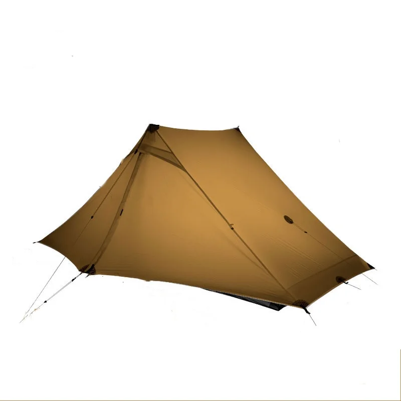 3F UL GEAR Lanshan 2 Pro 2026 Silpoly/Silnylon Zelt Outdoor Ultraleichtes Stangenloses Zelt T-Zip Türen Wasserdicht Wandern Rucksackreisen