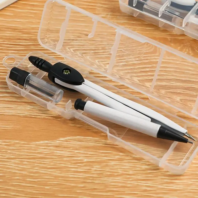 Simple Pratical Pfofessional Compass Set Math Geometry Circle Drawing Tools Office School Supplies Student Stationery Gifts