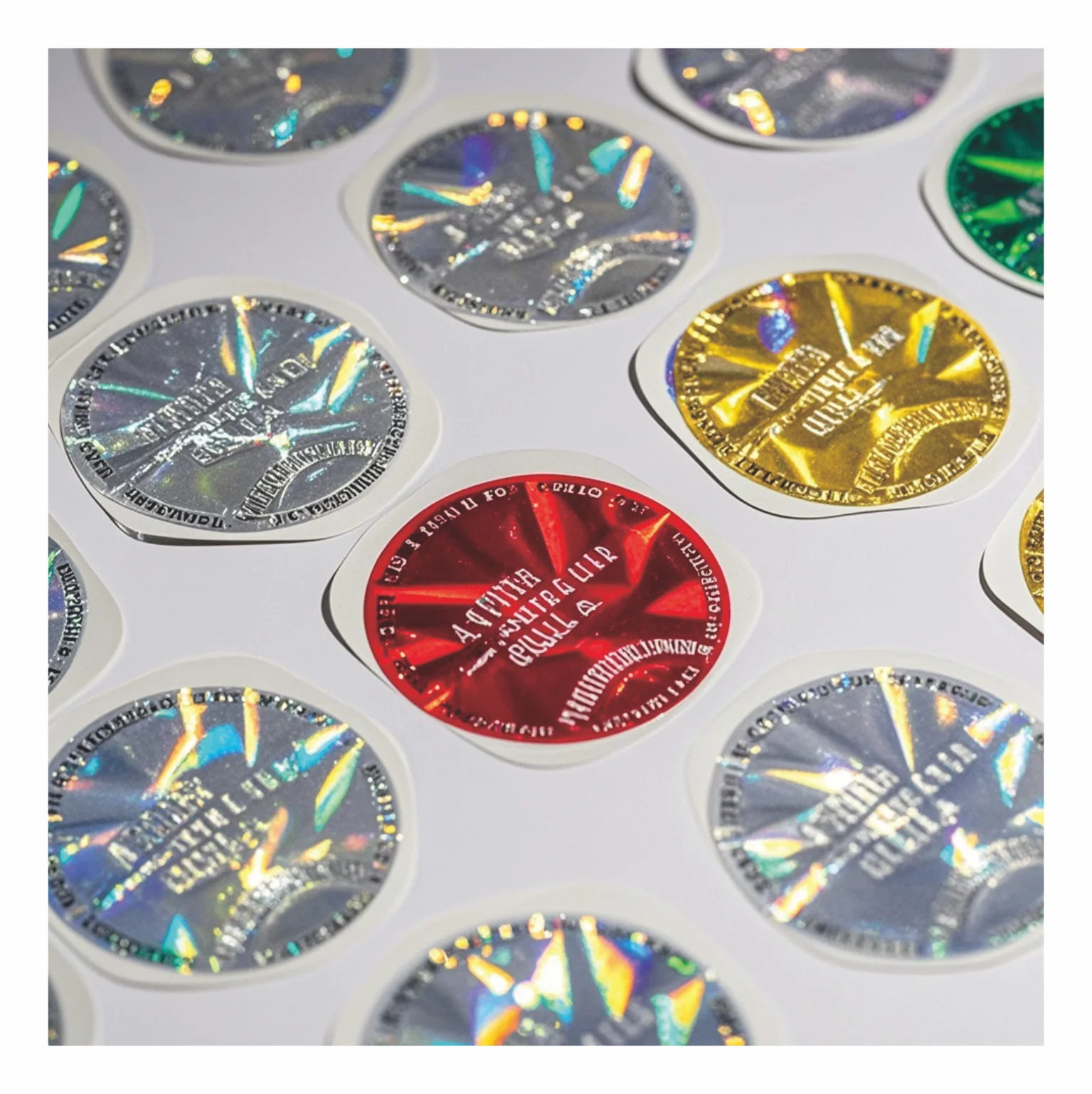 Hot Selling Hologram Sticker With Micro Text Custom Shape Hologram Sticker With CE Certificate