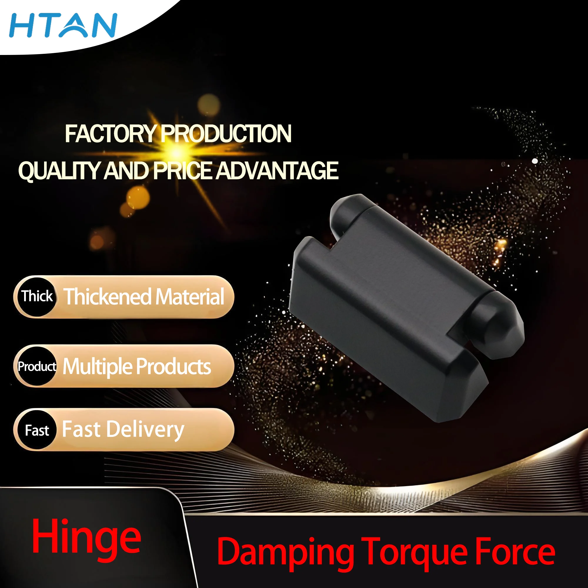 Zinc Alloy Torsion Hinge Industrial Electrical Machinery Equipment I-Shaped Brake Damping Torque Hinge