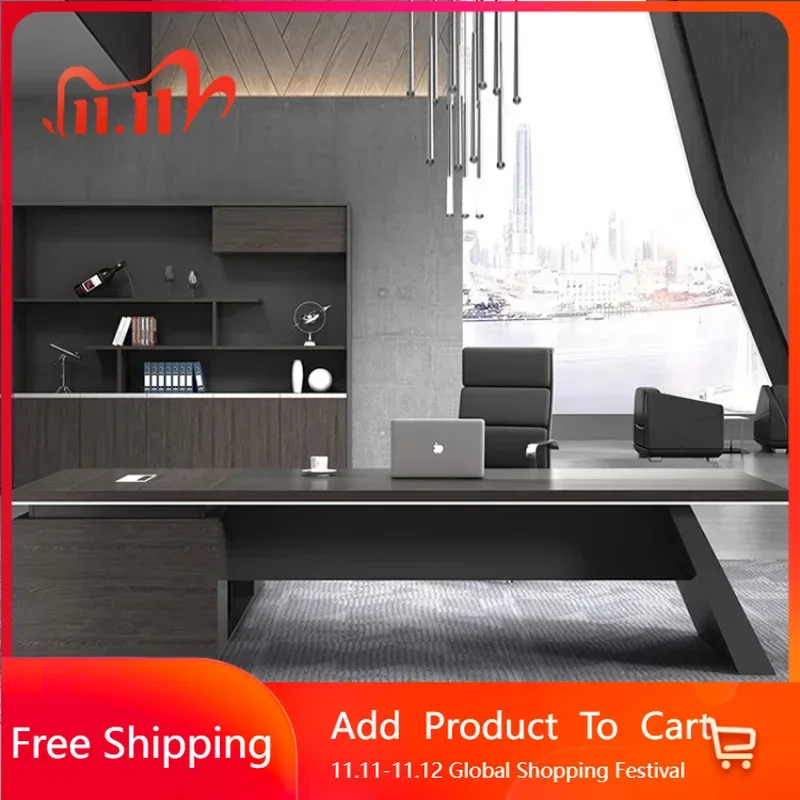 

European Office Desk Gaming Tables Room Office Work Professional Executive L Shaped ComputerExecutive Tavolo Unique Furniture