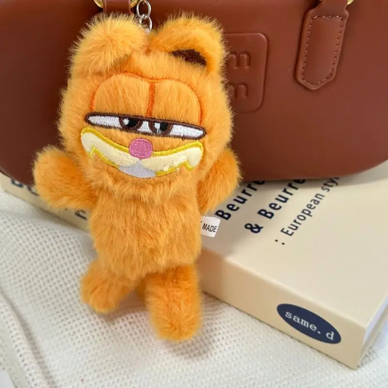 かわいいガーフィールドかわいい漫画ぬいぐるみキーホルダーアニメ周辺機器バックパックペンダントアクセサリー人形子供の誕生日プレゼント