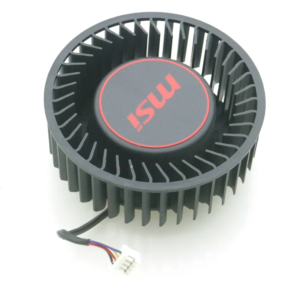 PLB07525B12HH DC12V 1.20A 75 مللي متر لـ MSI RX VEGA 56 64 AIR BOOST 8G OC بطاقة الرسومات مروحة التبريد 4 سلك 4Pin