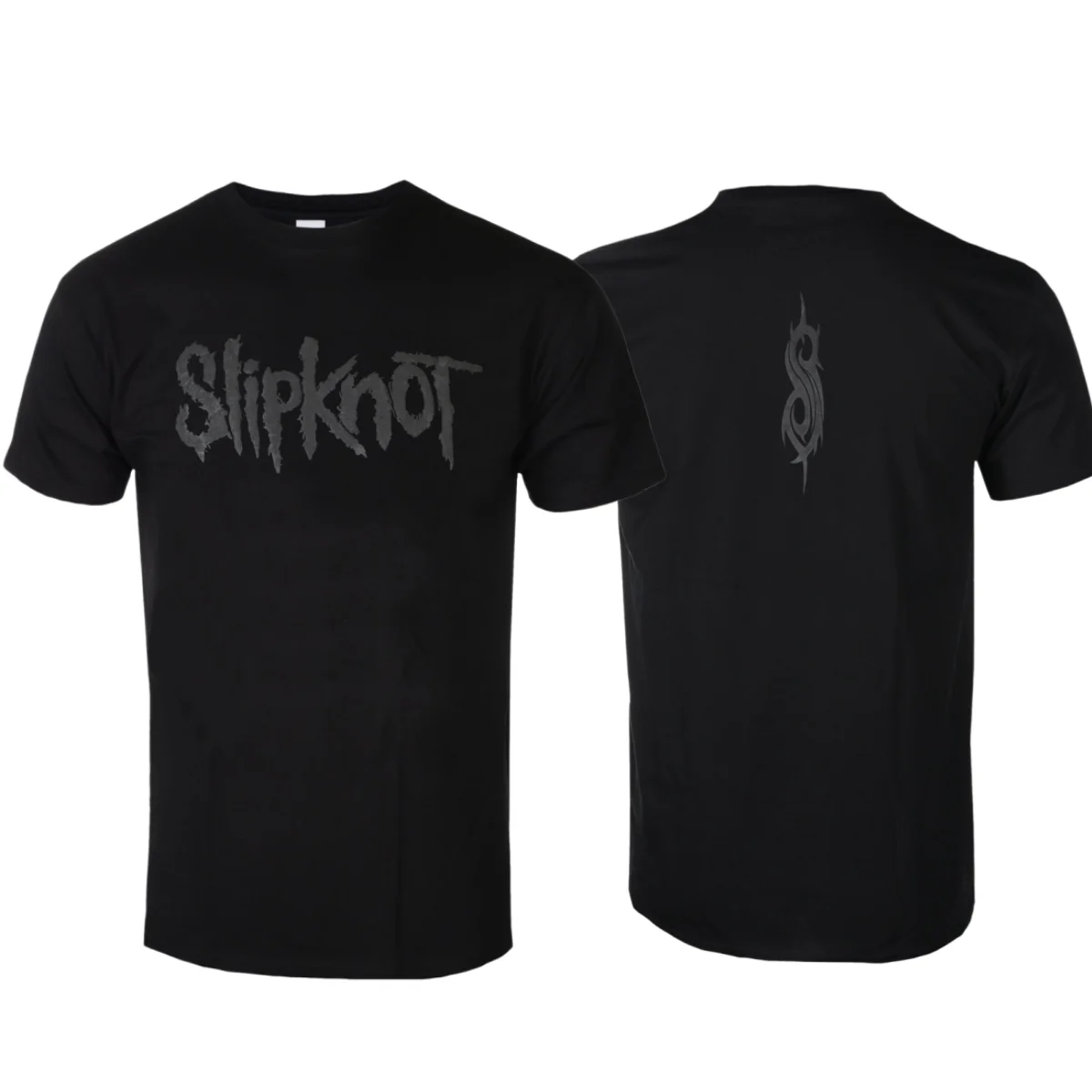 Slipknot Logo Hi-Build Pattern Printed T-Shirt Unisex 100% Cotton Tee, Nu Metal Band Street Casual Retro Style Top