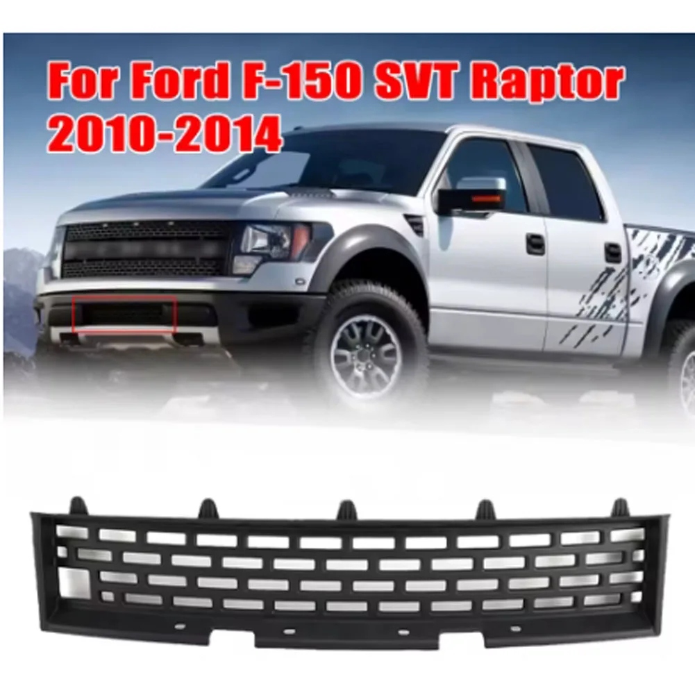 

Front Bumper Lower Grille for Ford F-150 F150 SVT Raptor 2010 -2014 Black Racing Grills Car Accessories FO1036159 AL3Z17B968AA