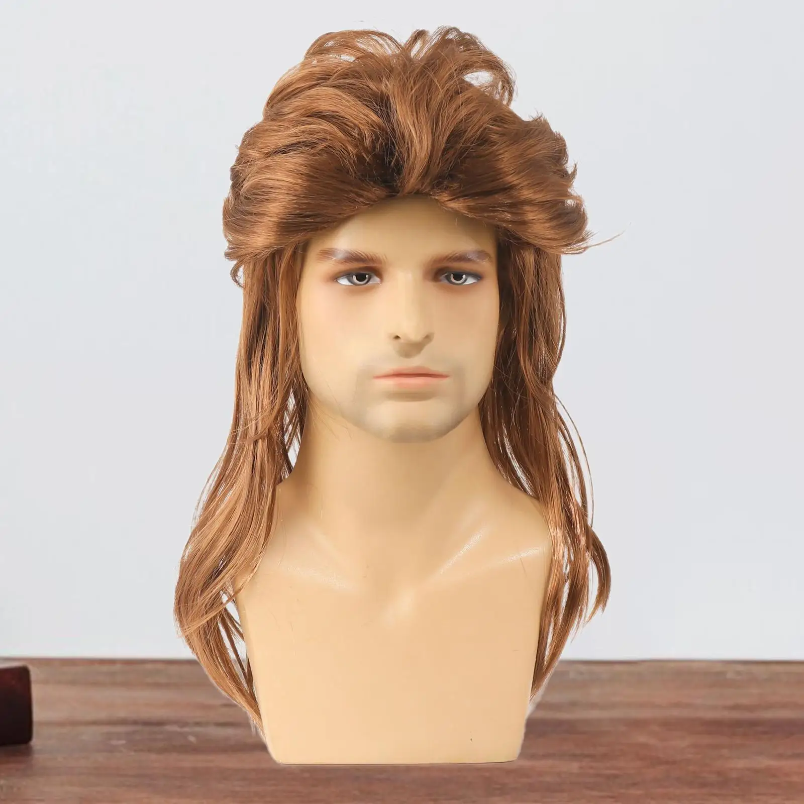 

Мужские костюмы Mullet Disco с забавным ретро-дизайном, вьющиеся костюмы 70-х и 80-х годов на Хэллоуин