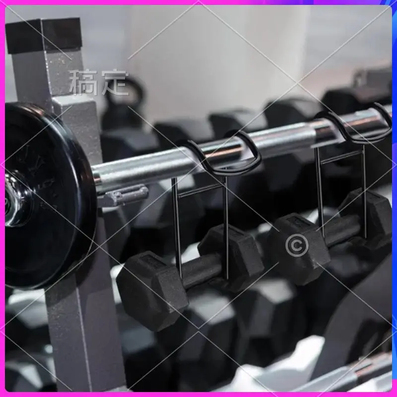 

AUU-2PCS Dumbbell Spotter Hooks Hangers Heavy Power Dumbbells Rack Attachments For Dumbbell Bench Press Hold Up 225LB Black