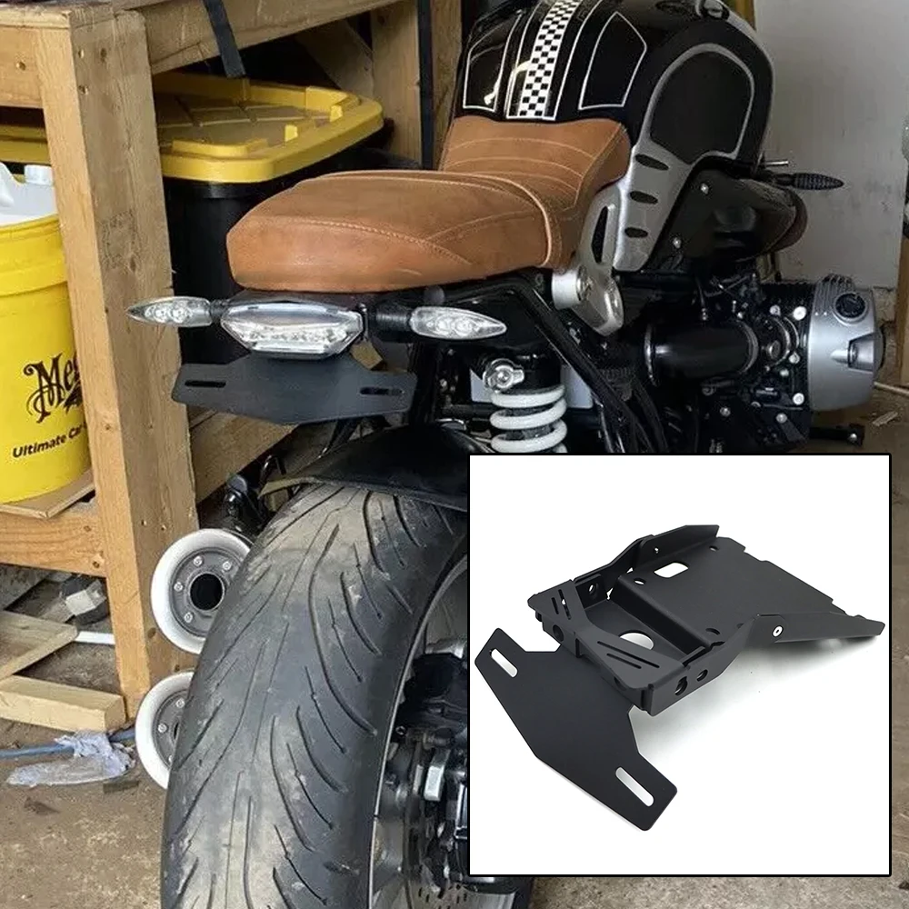 For BMW R NINET NINE T 9T Racer Scramble urban R9T 2014-2024 Motorcycle Tail Mount License Plate Bracket Rear Holder Accessories