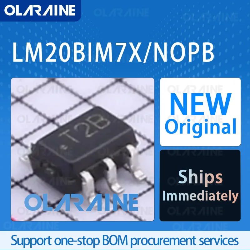 

10/50/100Pcs LM20BIM7X/NOPB SC70-5 original ic chip A temperature sensor is mounted on the board RoHS Accuracy/-4 C Voltage-5.5V