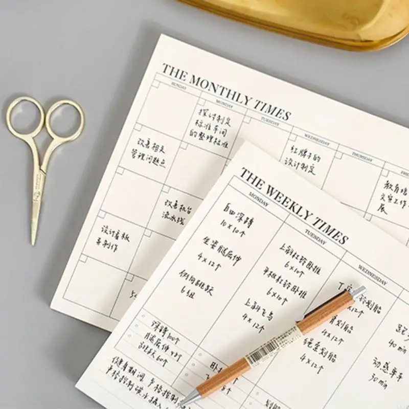 LXAA Buku Catatan Perencana Mingguan untuk Kantor dan Rumah Menyederhanakan Kehidupan Hari Ini 60 Halaman Daftar Tugas