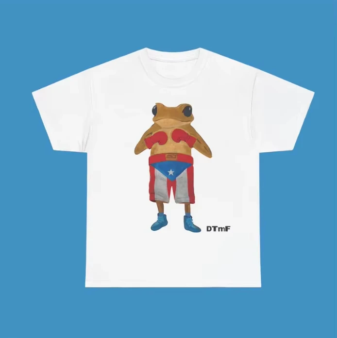 Camiseta Gráfica Bad Bunny DTMF & Sapo Concho Unisex, Nueva Camiseta Holgada de Manga Corta para Verano 2026, Estilo Y2K HipHop, Ropa Urbana para Hombre