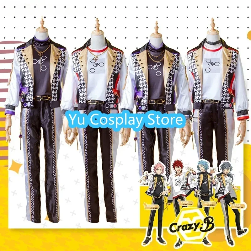 

Yu-Cosplay Game Ensemble Stars Crazy B HiMERU Oukawa Kohaku Shiina Niki Amagi Rinne Cosplay Costume Halloween Uniforms Custom