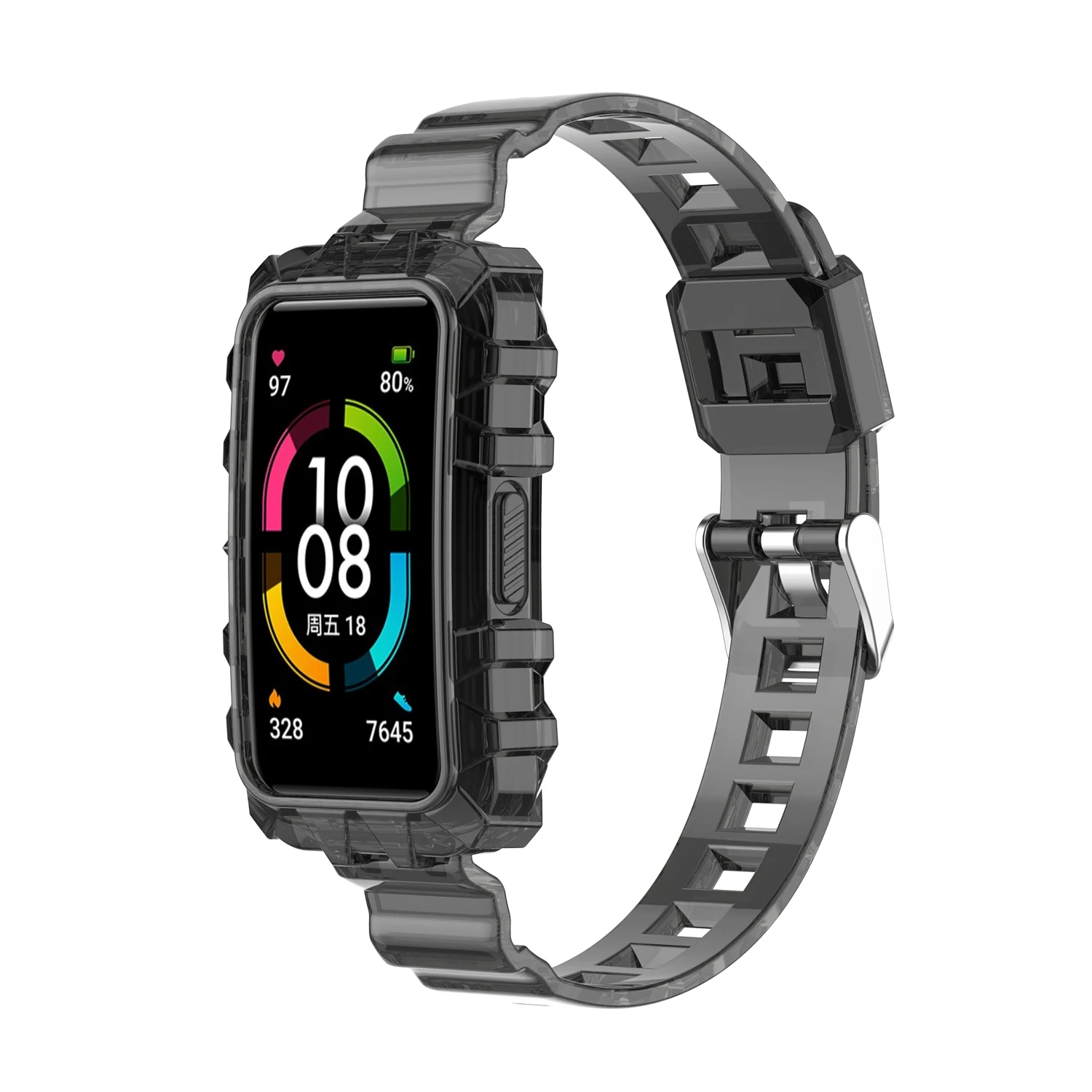 Correa para Huawei Band 8/7/6 Honor Band 6, correa de reloj transparente ligera, correa de repuesto, accesorios de reloj Huawei