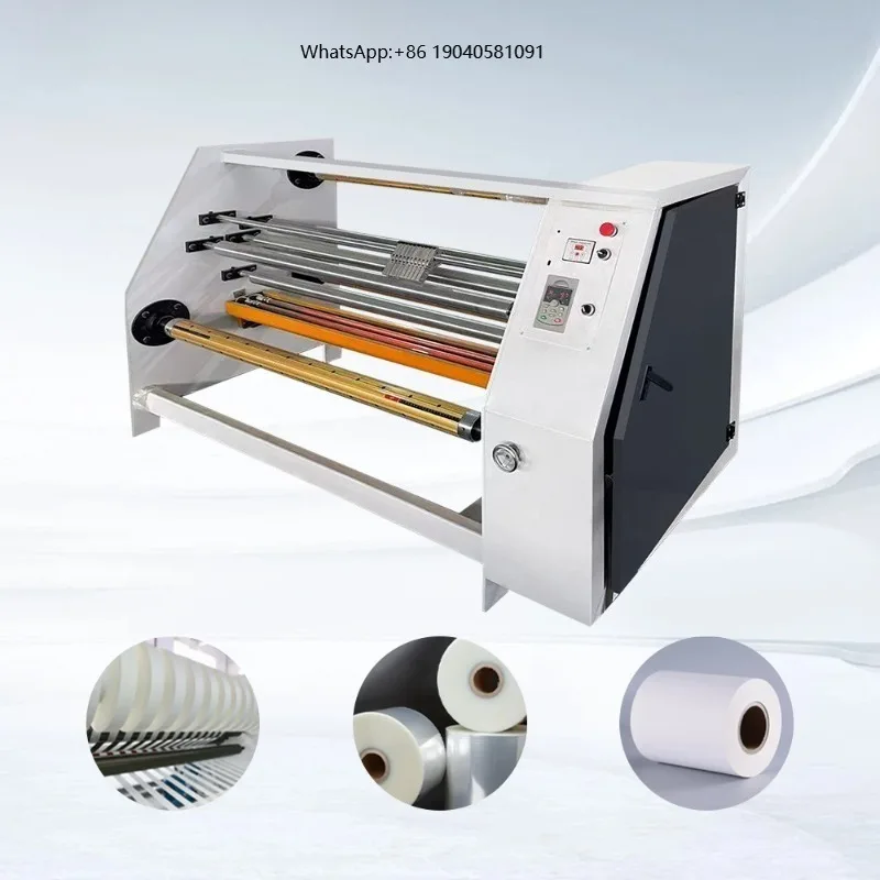 Controlled Slitting Rewinding Machine Nonwoven Fabric Leather Vinyl Film Kraft Paper Jumbo Roll