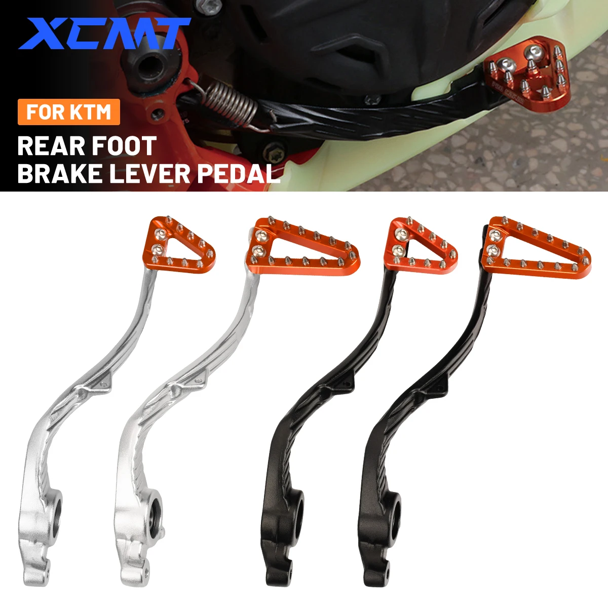 For KTM SX SXF XC XCF XCW EXC EXCF Six Days SMR450 125-500CC 2023-2025 Motorcycle Rear Foot Brake Lever Dirt Bike Accessories