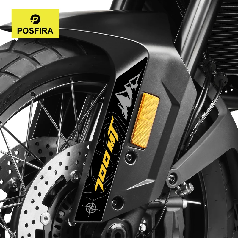 

Наклейки на переднее крыло мотоцикла POSFIRA, виниловые наклейки для CFMoto 700MT CF Moto 700 MT MT700 2025, аксессуары для декора брызговика