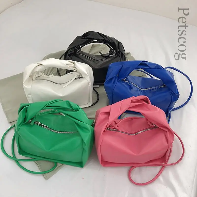 Borsa a tracolla da donna di moda firmata borsa a tracolla da viaggio morbida con manico a pieghe borse a tracolla da viaggio Casual da donna di