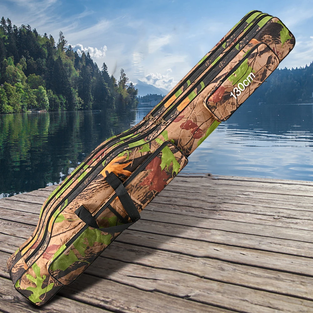 

Rod Reel Lure Pole Tool Fishing Tackle Storage Bag Fishing Rod Reel Organizer Fishing Pole Bag Fishing Accessories Gift for Men
