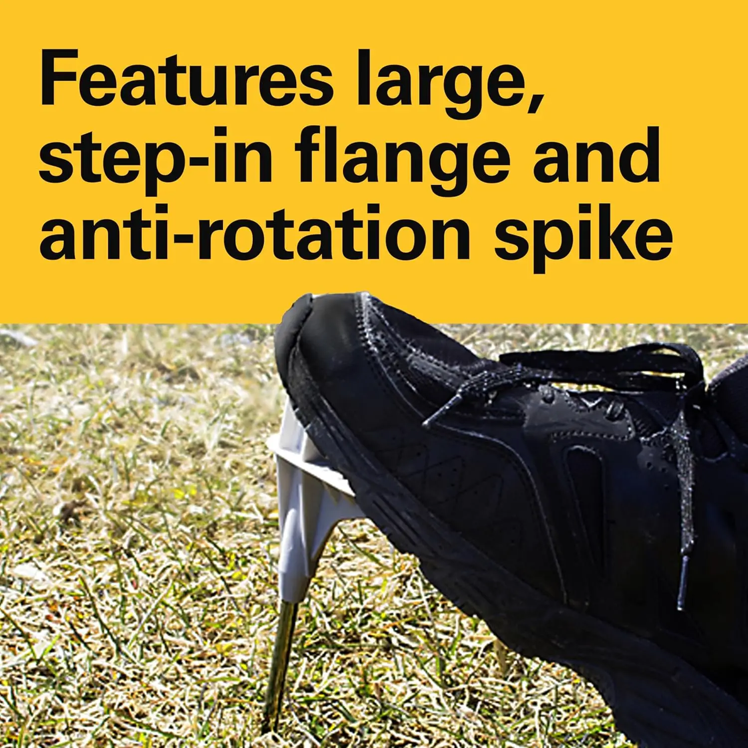 أعمدة سياج كهربائي بأربعة أقدام - 50 عبوة لسهولة التركيب، أوتاد حديقة سوداء قوية