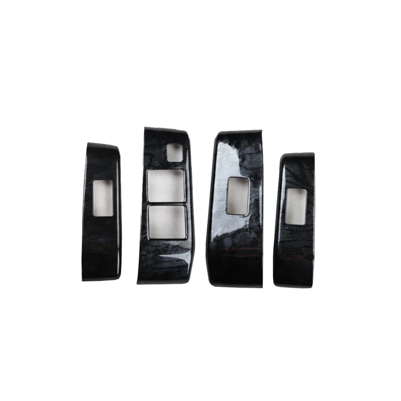 

For Honda Fit GE6 GE8 2008 2009 2010 2011 2012 2013 Plastic Black Wood Grain Style Decoration Accessories Interior Stickers