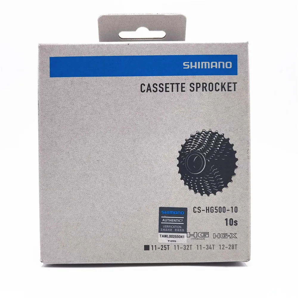 Shimano CS-HG500-10 Road Bike 10 Speed Cassette Sprocket 25T 28T