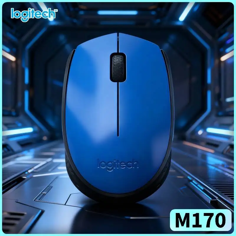 

Беспроводная оптическая мышь Logitech M170 с эргономичным дизайном, 2,4 ГГц, радиус действия 10 м, 12 месяцев автономной работы, для дома, офиса и повседневного использования