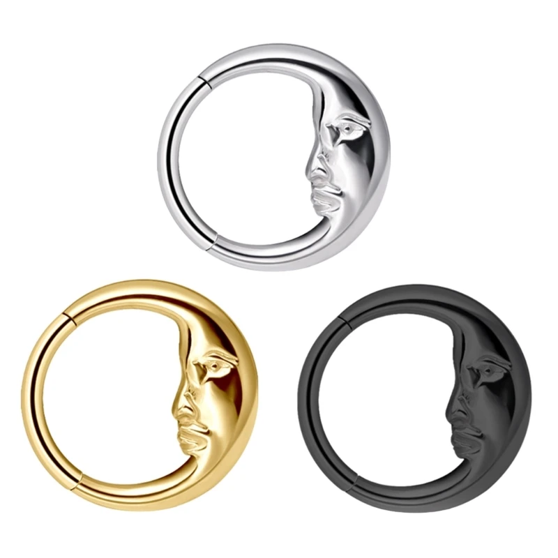 Maan Septum Ringen Elegante Neusornament Elegante Maanvormige Neusringen Charme Chique Neussieraden NIEUW