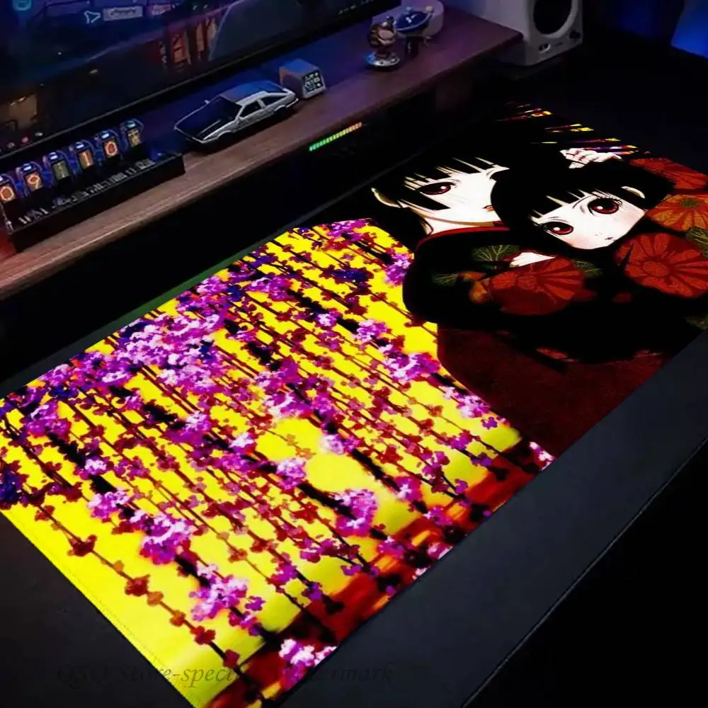 Animated Hell Girl Mousepad Non-slip Suitable For Office Computers Laptops E-sports Game Desk Mats XXL Keyboard