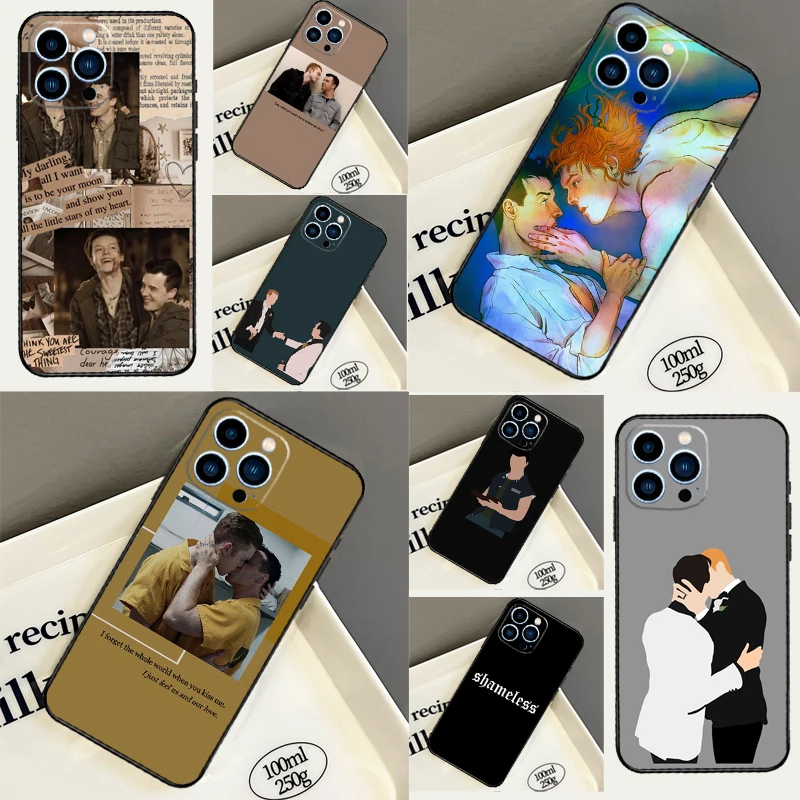 Lip Gallagher Shameless Gallavich Case For iPhone 13 12 11 14 15 16 Pro Max Mini XR XS X Plus Bumper Cover Capa