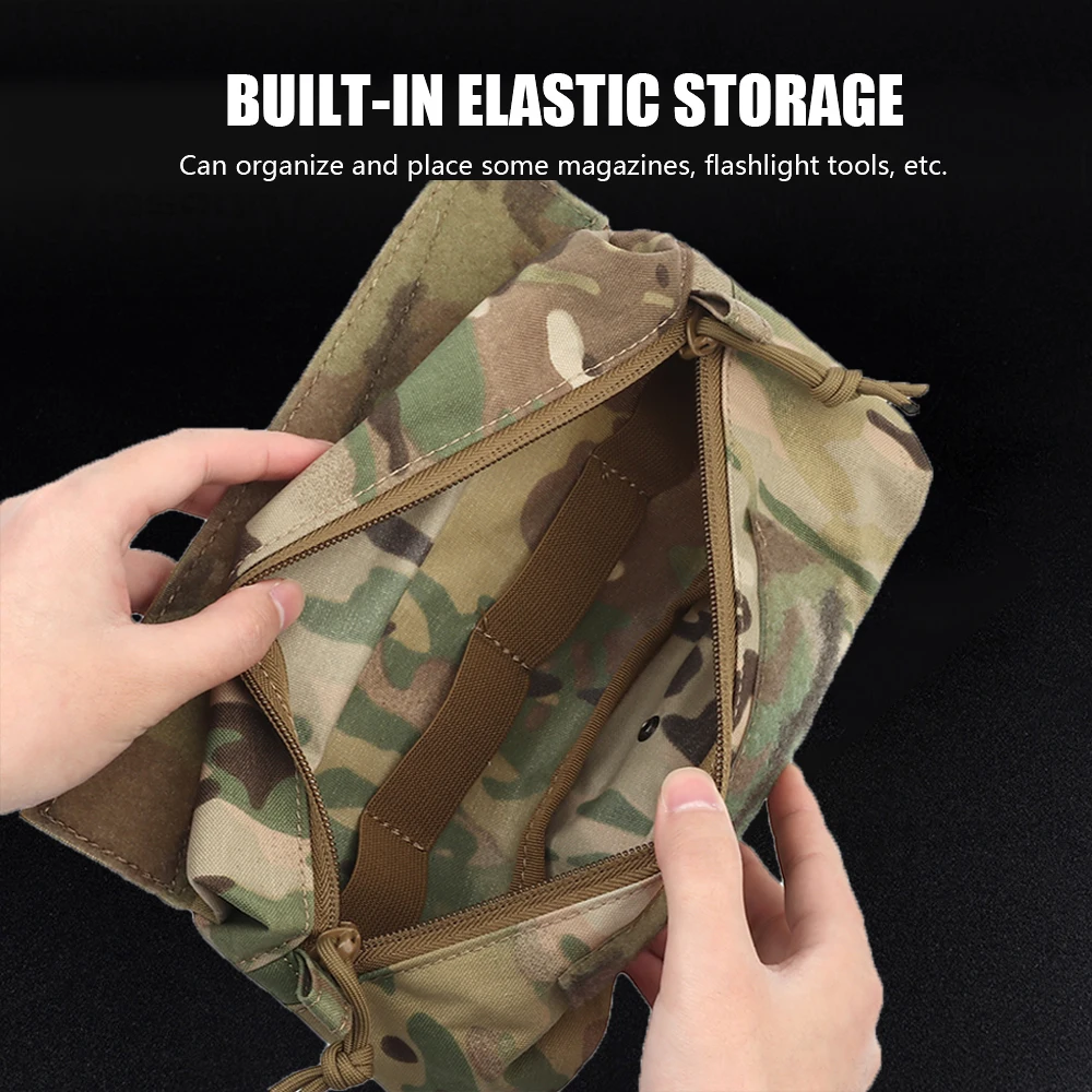 V5 PC Tactical Vest Accessories FC Mini Drop Pouch Chest Hanging Magazine Bag Militar Hunting Vest Small Sub-package