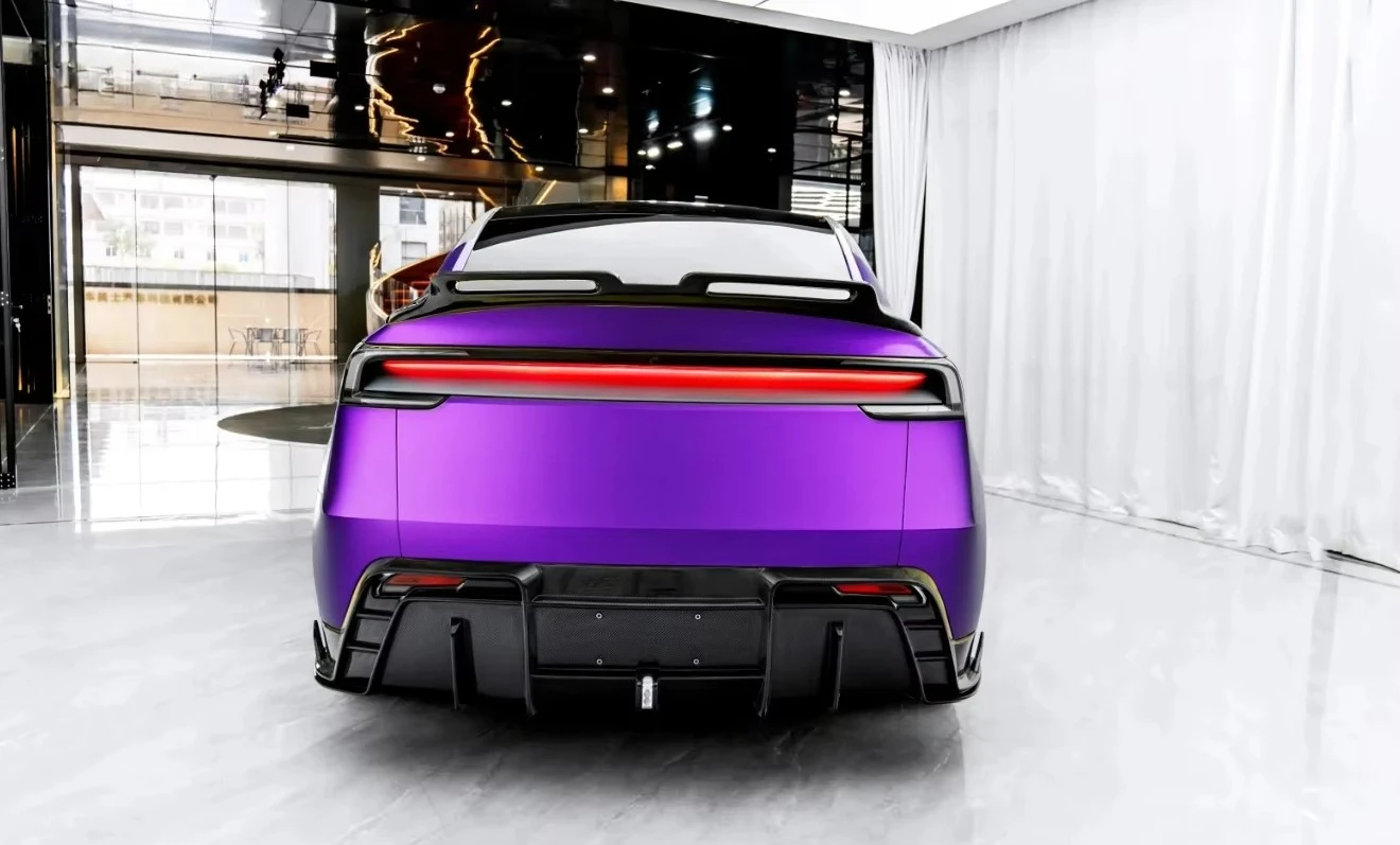Dry Carbon Fiber Rear Diffuser Bumper Spoiler For New Tesla Model Y Juniper 2025 2026 Body Kit