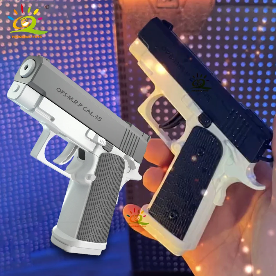 2025 M1911 물총 권총 슈팅 장난감 자동 여름 야외 놀이 수상 스포츠 해변 장난감 어린이를위한 소년 소녀 성인 선물