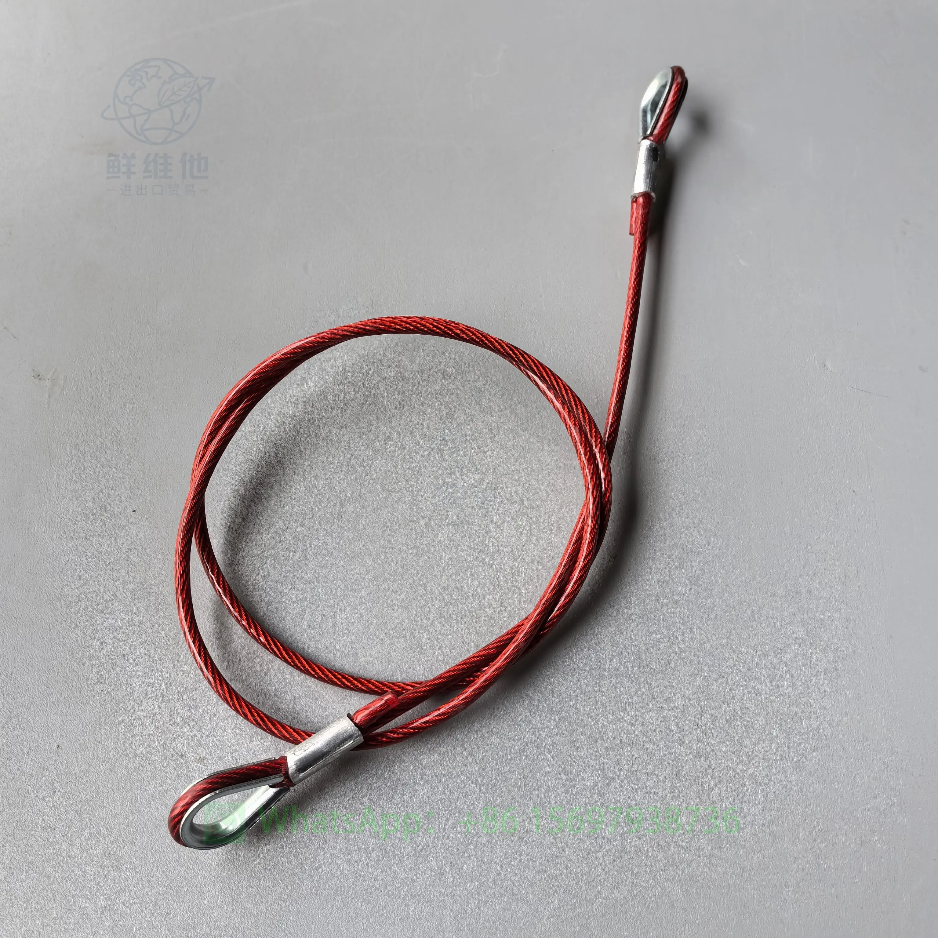 크레인 카운터웨이트 와이어 로프 플라스틱 코팅, 헤비 해머 링 리미터 스틸 와이어 로프, 하중 안전 보호 로프