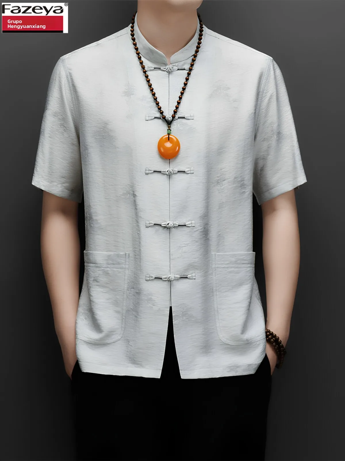 fazeya-silk-printed-summer-thin-men's-tang-suit-set-for-middle-aged-and-elderly-people-comfortable-casual-wear-with-short-sle
